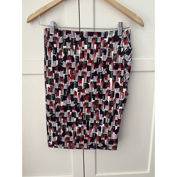 GUESS Women’s Oki Draped Skirt Lipstick Love Jet Black Sz. XS - Picture 3 of 6